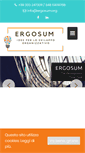 Mobile Screenshot of ergosum.org