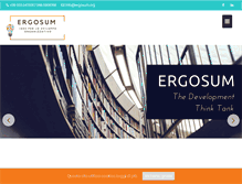 Tablet Screenshot of ergosum.org