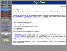 Tablet Screenshot of ergosum.it